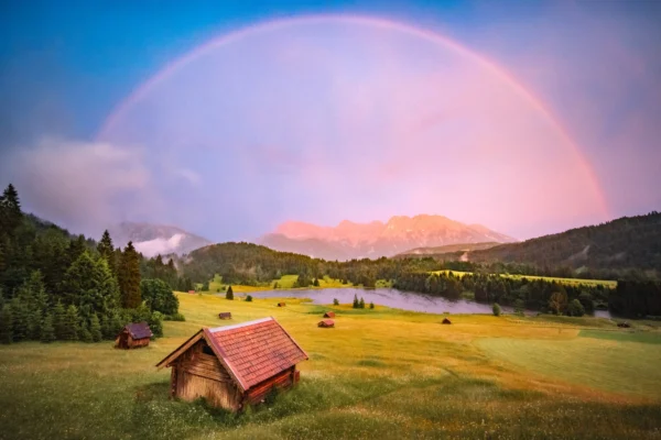 Rainbow above Geroldsee